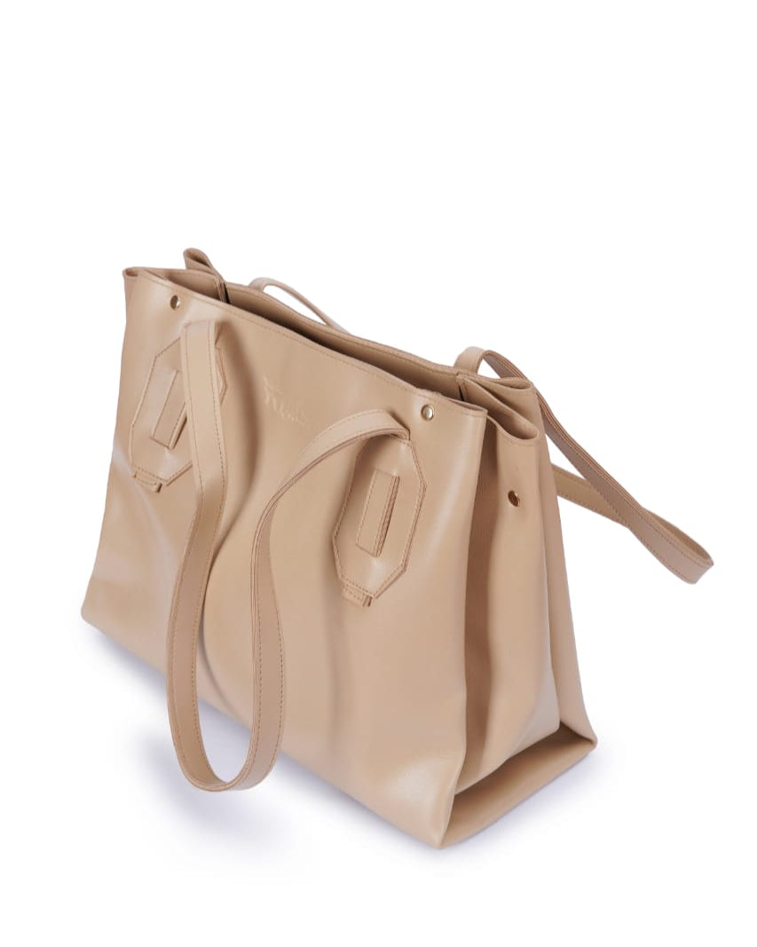 Vibe Tote Bag Beige