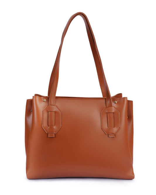 Vibe Tote Bag Copper Brown