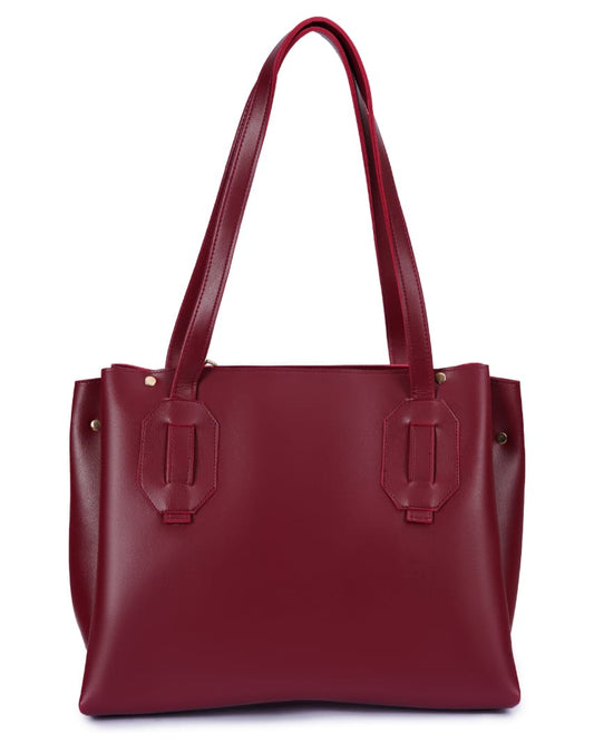 Vibe Tote Bag Maroon