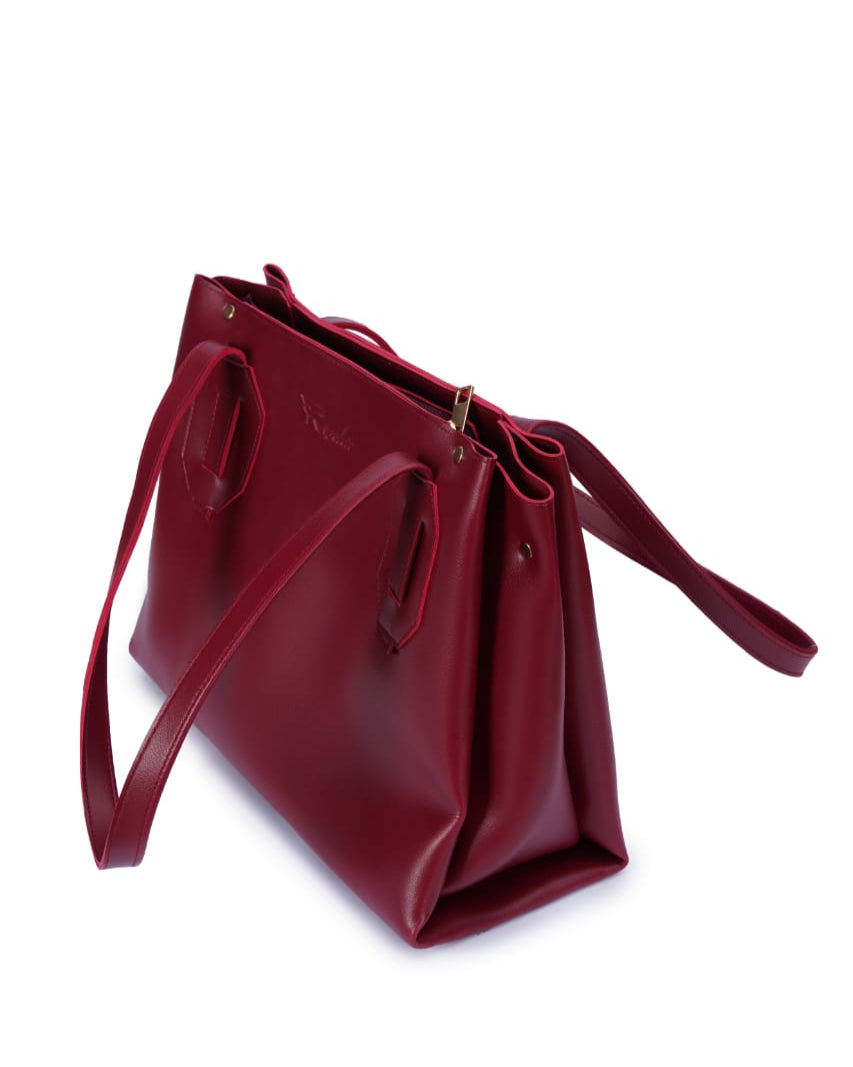 Vibe Tote Bag Maroon