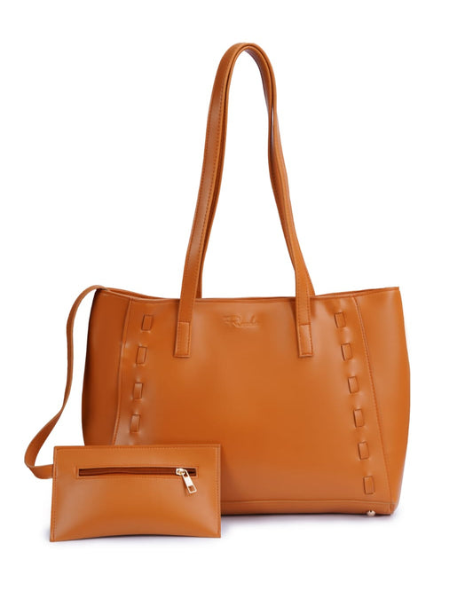 Aspire 2-Piece Bag Set Mustard Brown