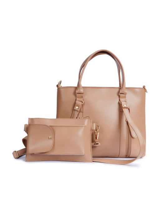 Allure 2-Piece Bag Set Beige