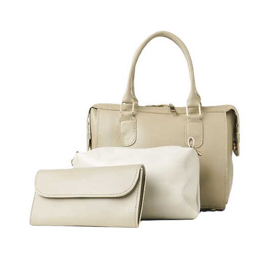 Olive Bag Set of 3 Beige