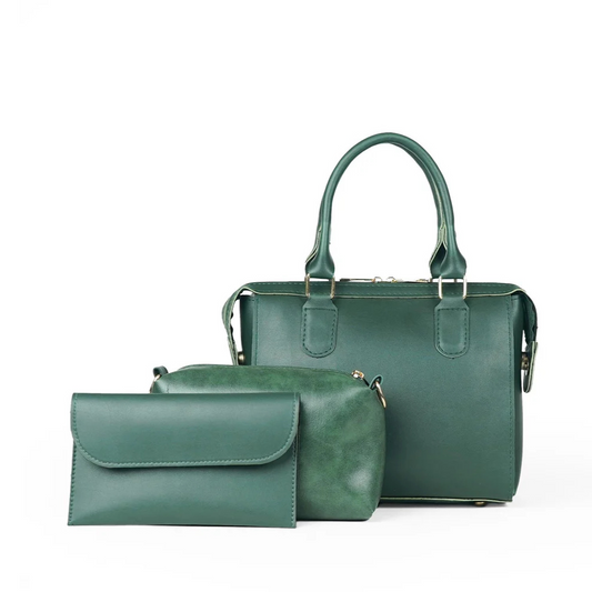 Olive Bag Set of 3 Green