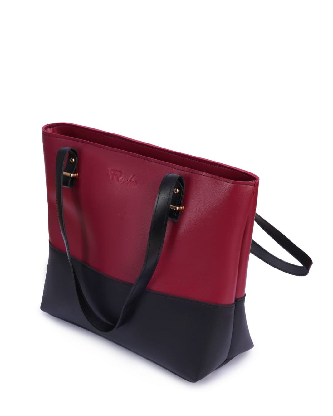 Divine 3-Piece Bag Set Maroon & Black